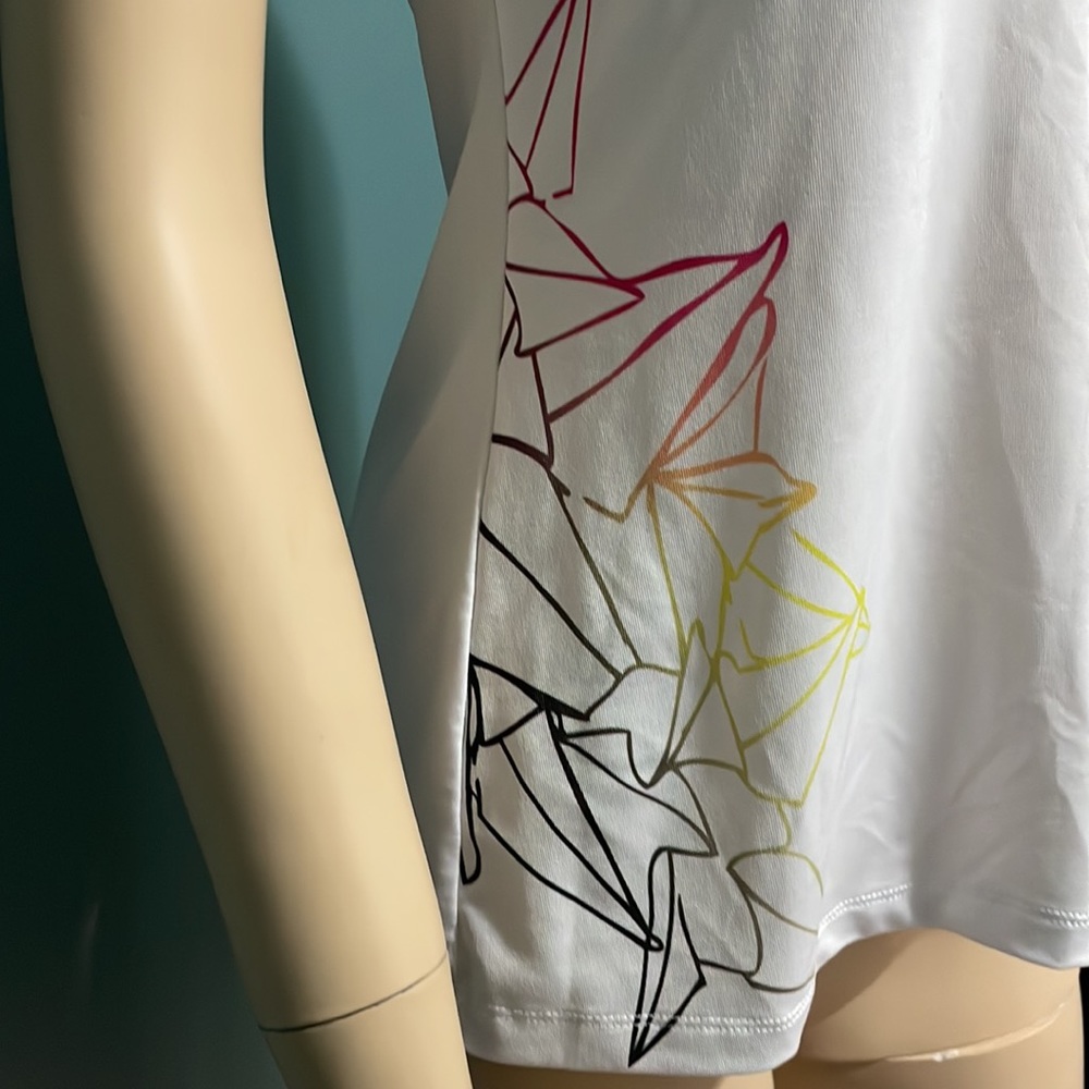 LIJA White Score Racerback Tank - Picture 3 of 7
